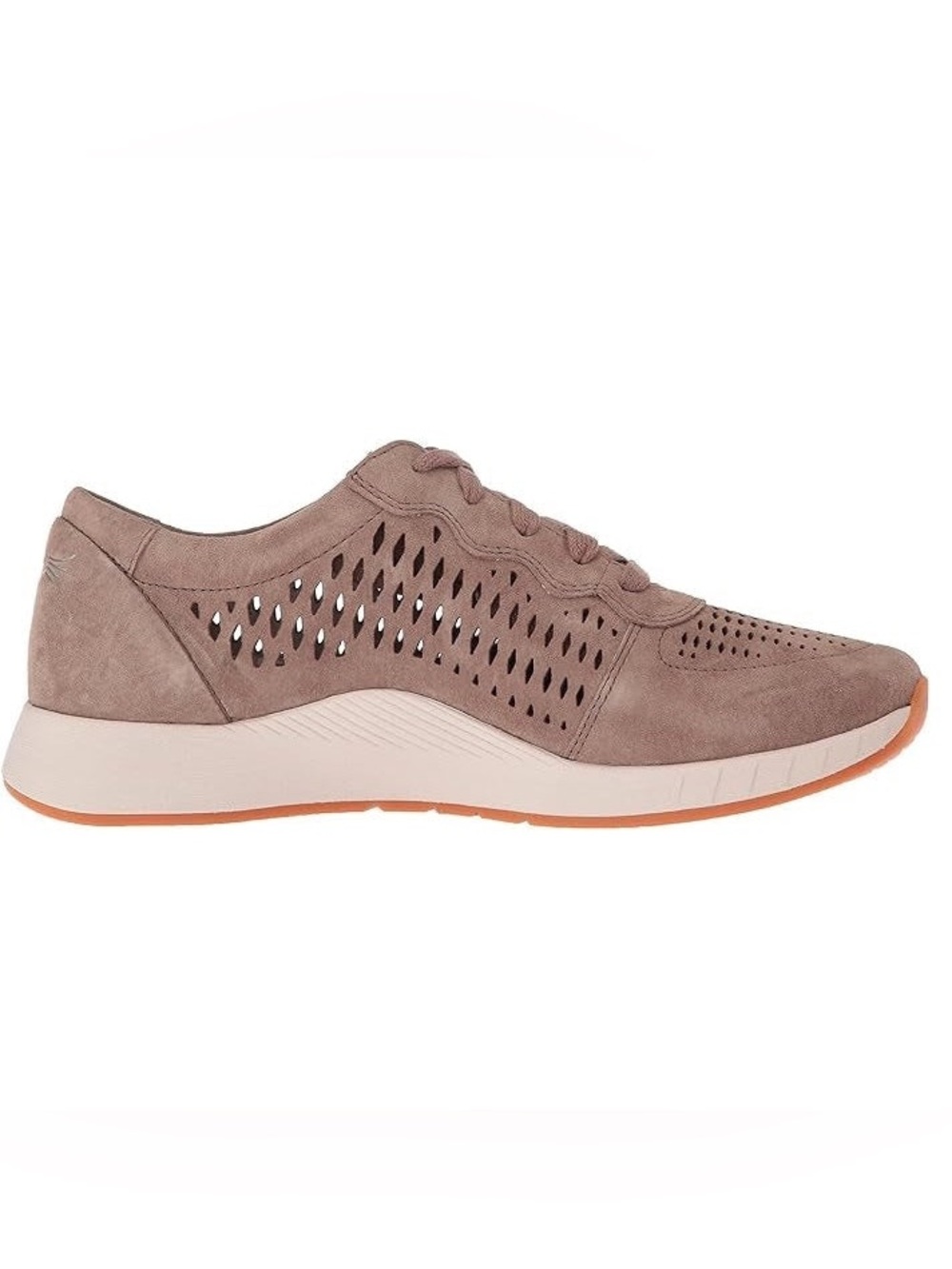 Dansko Charlie Perforated Leather Lace Up Sneaker Grey Suede EU 41 US 10.5-11